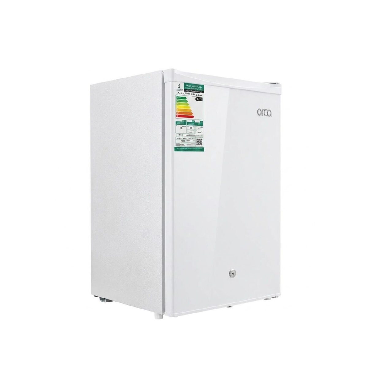 Orca Single Door Refrigerator 75 Liters - White - OR-BC75WHT