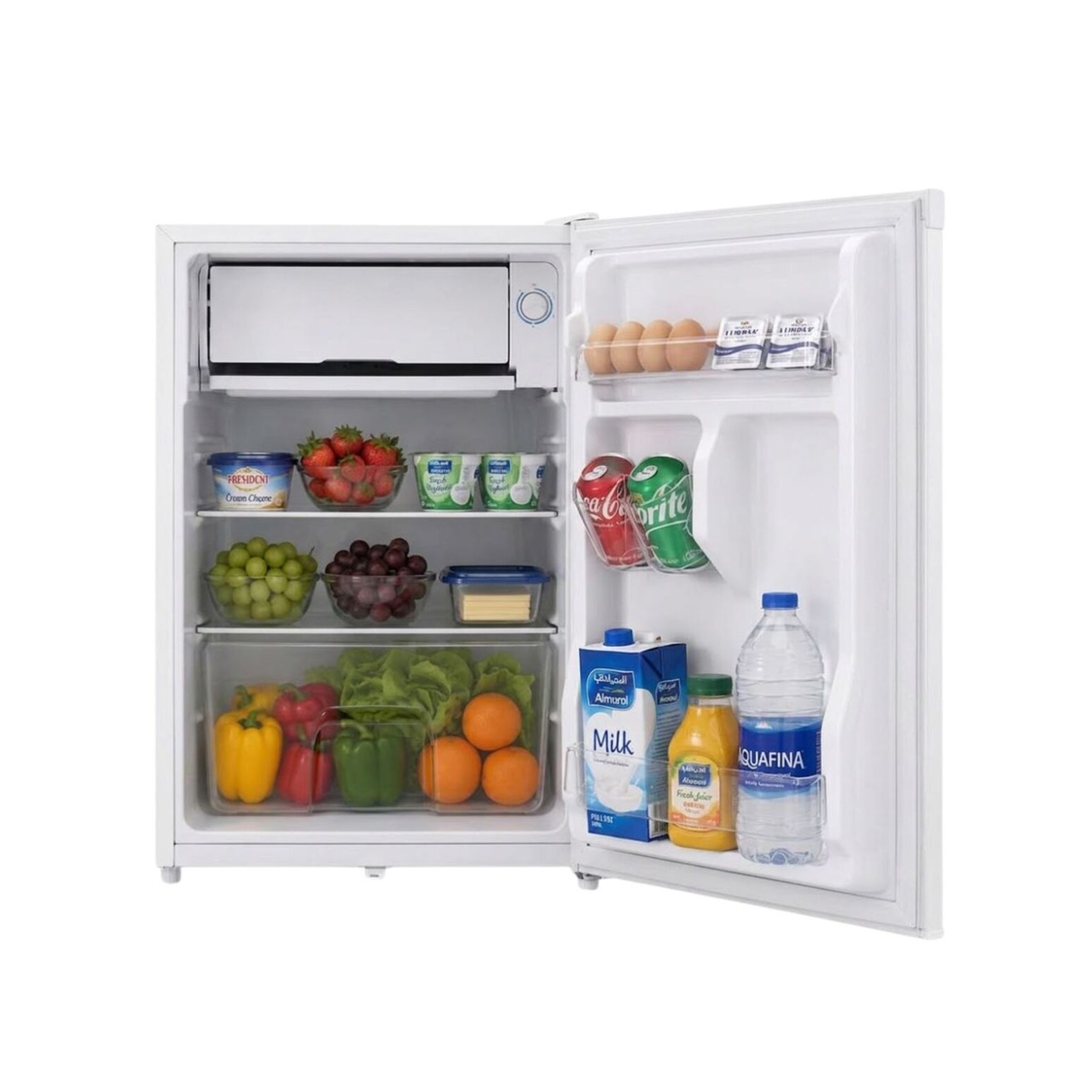 Orca Single Door Refrigerator 75 Liters - White - OR-BC75WHT