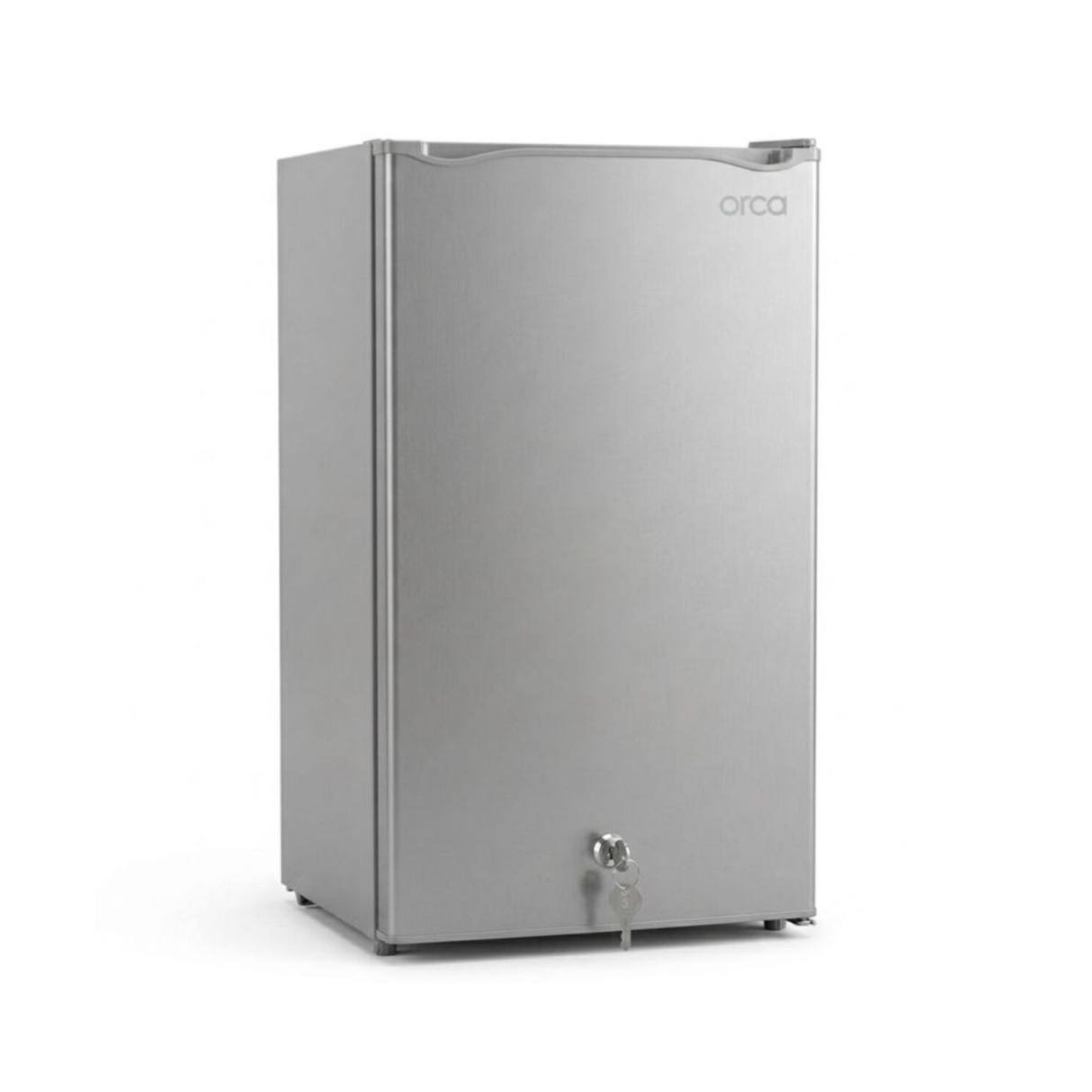 Orca Single Door Refrigerator 91 Liters - Silver - OR-BC90SLV