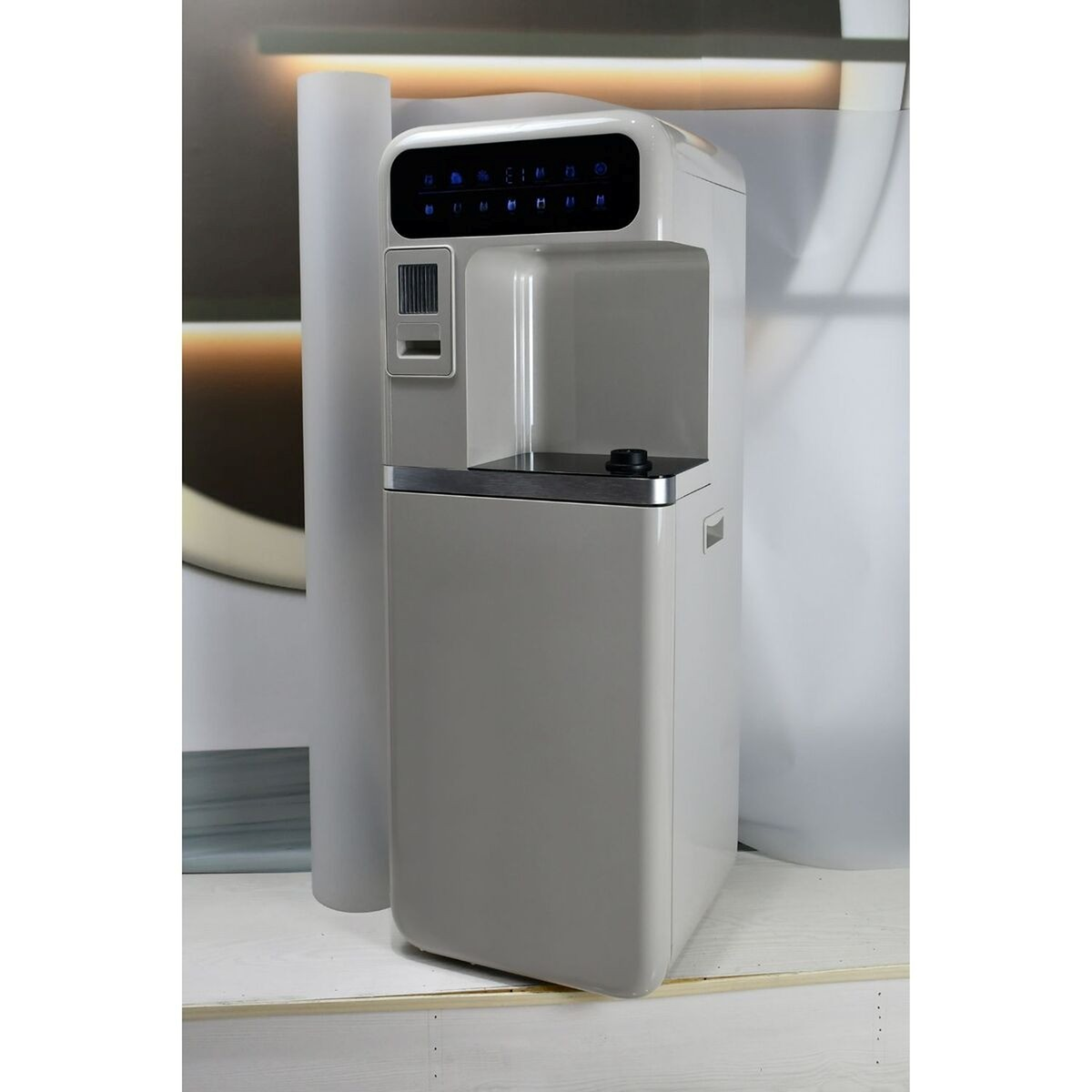 Orca 2-in-1 Tea Bar Water Dispenser With Ice Maker, Grey - OR-PS-SLR-920
