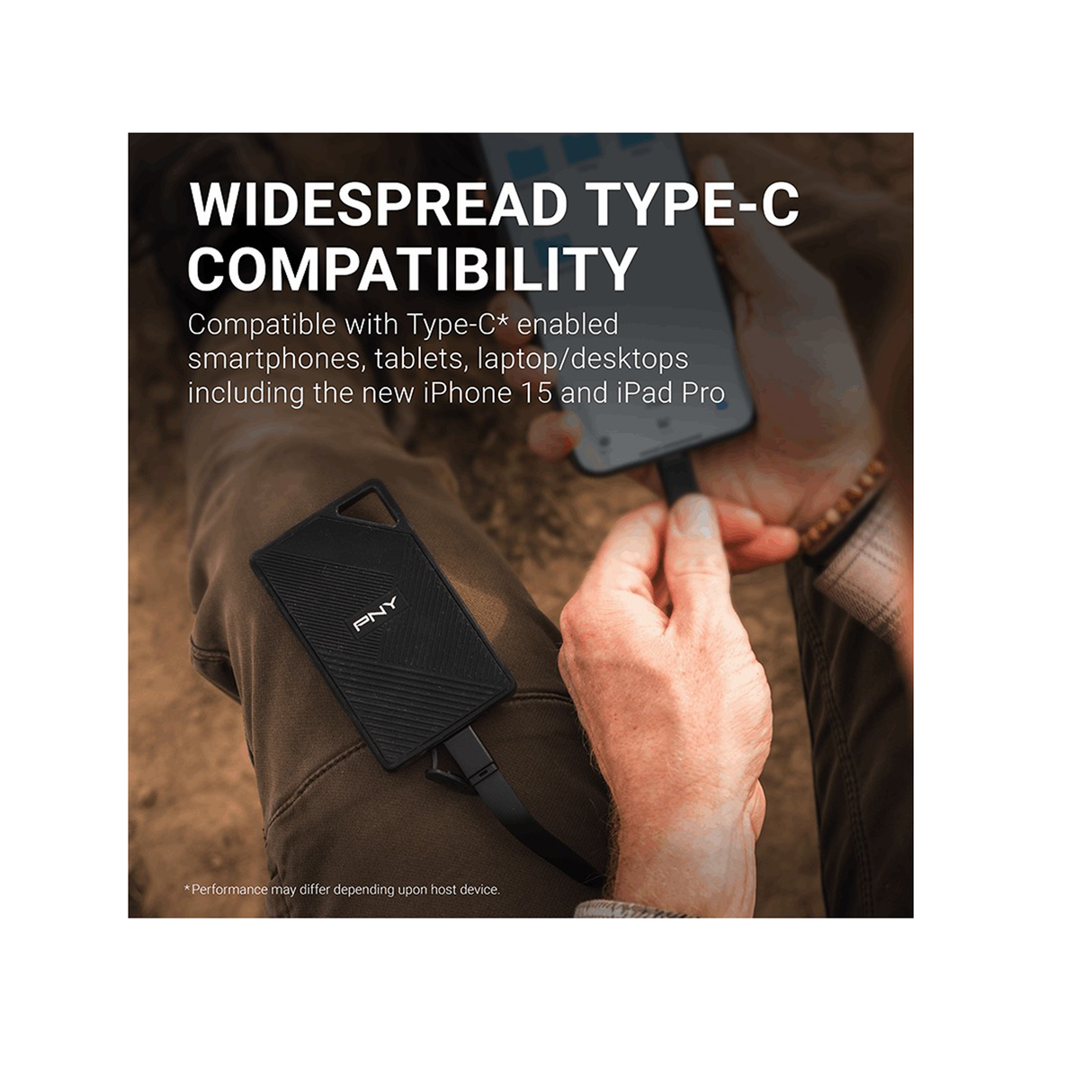 PNY RP60 2TB USB 3.2 Gen 2x2 Type-C Portable SSD