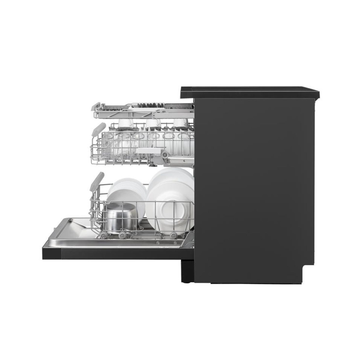 Panasonic 15 Place Dishwasher With 11 Programs And Self-Cleaning Function - Black