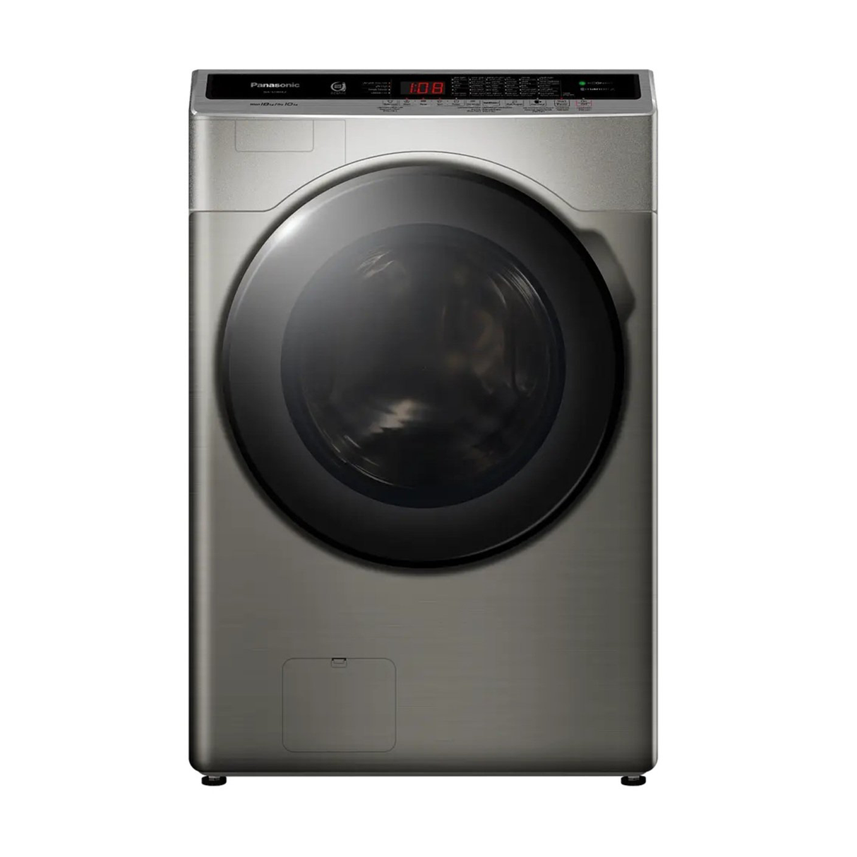 Panasonic Front Load 18Kg Washing Machine & Dryer - Silver - Zayoom