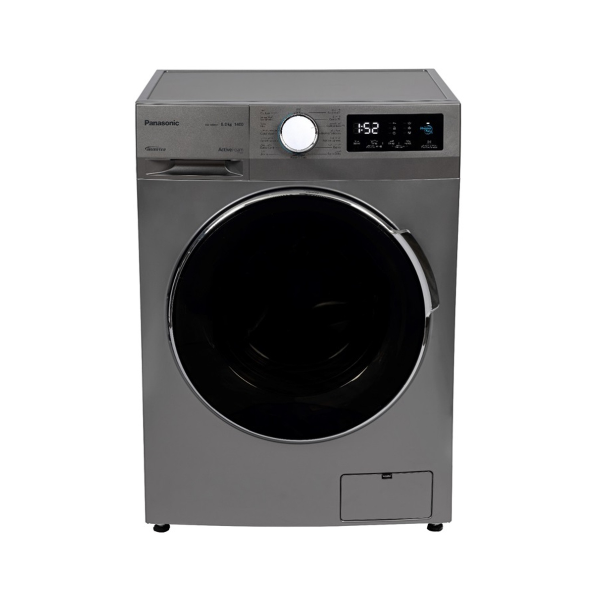 Panasonic Front Load 8Kg Washing Machine - Dark Silver - Zayoom