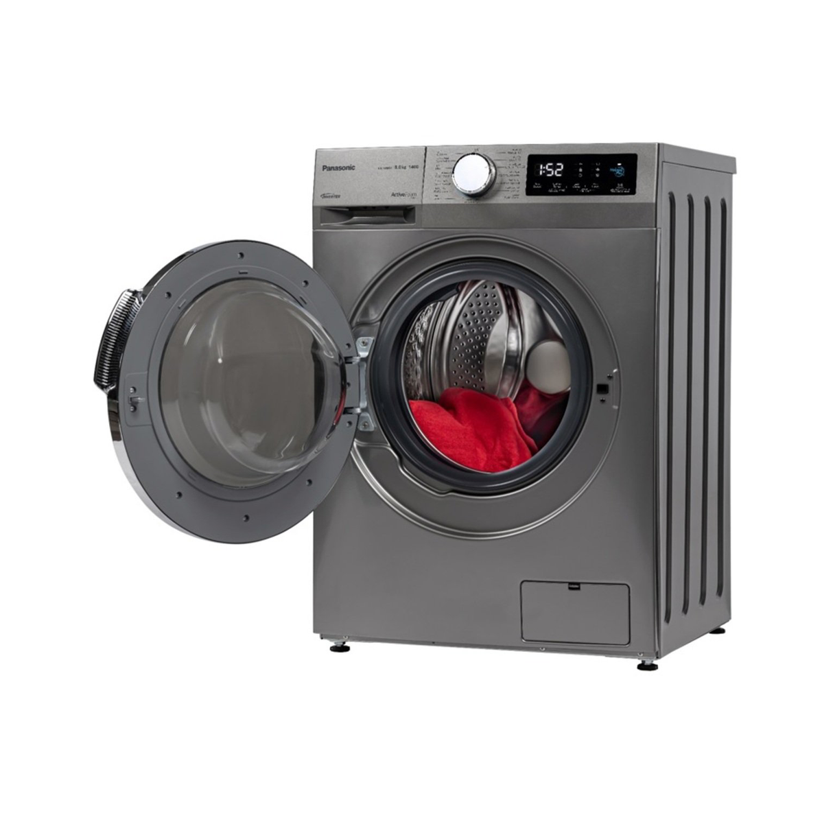 Panasonic Front Load 8Kg Washing Machine - Dark Silver - Zayoom