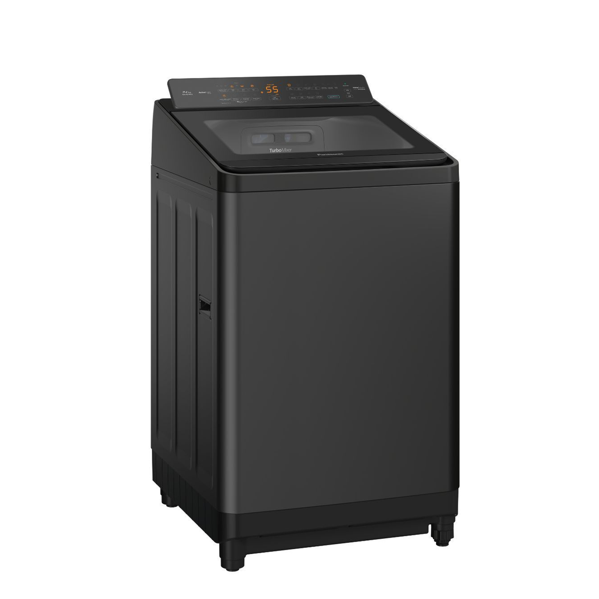 Panasonic Top Load Washer 14KG 10 Program - Black/Silver
