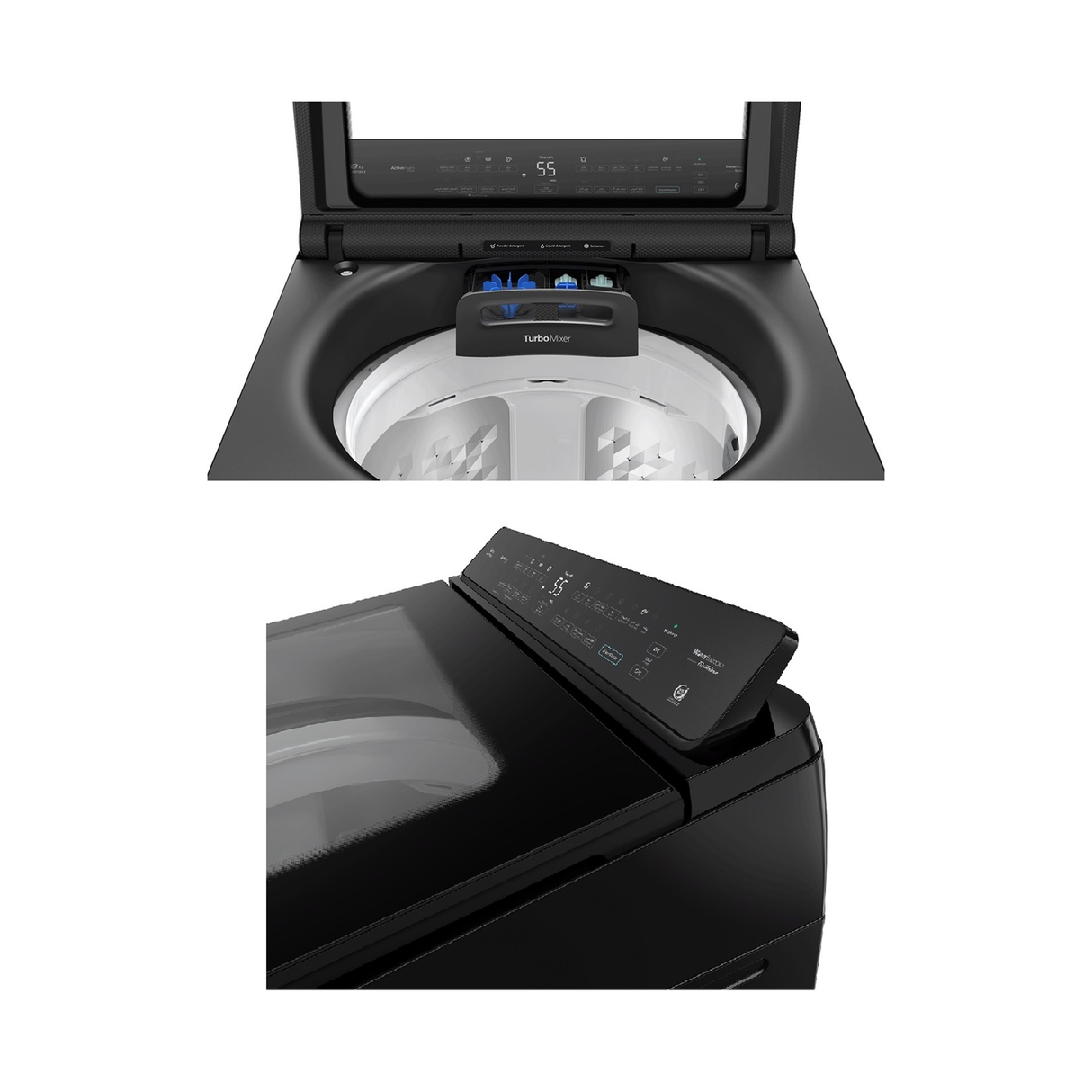 Panasonic Top Load Washer 18kg 10 Program - Black