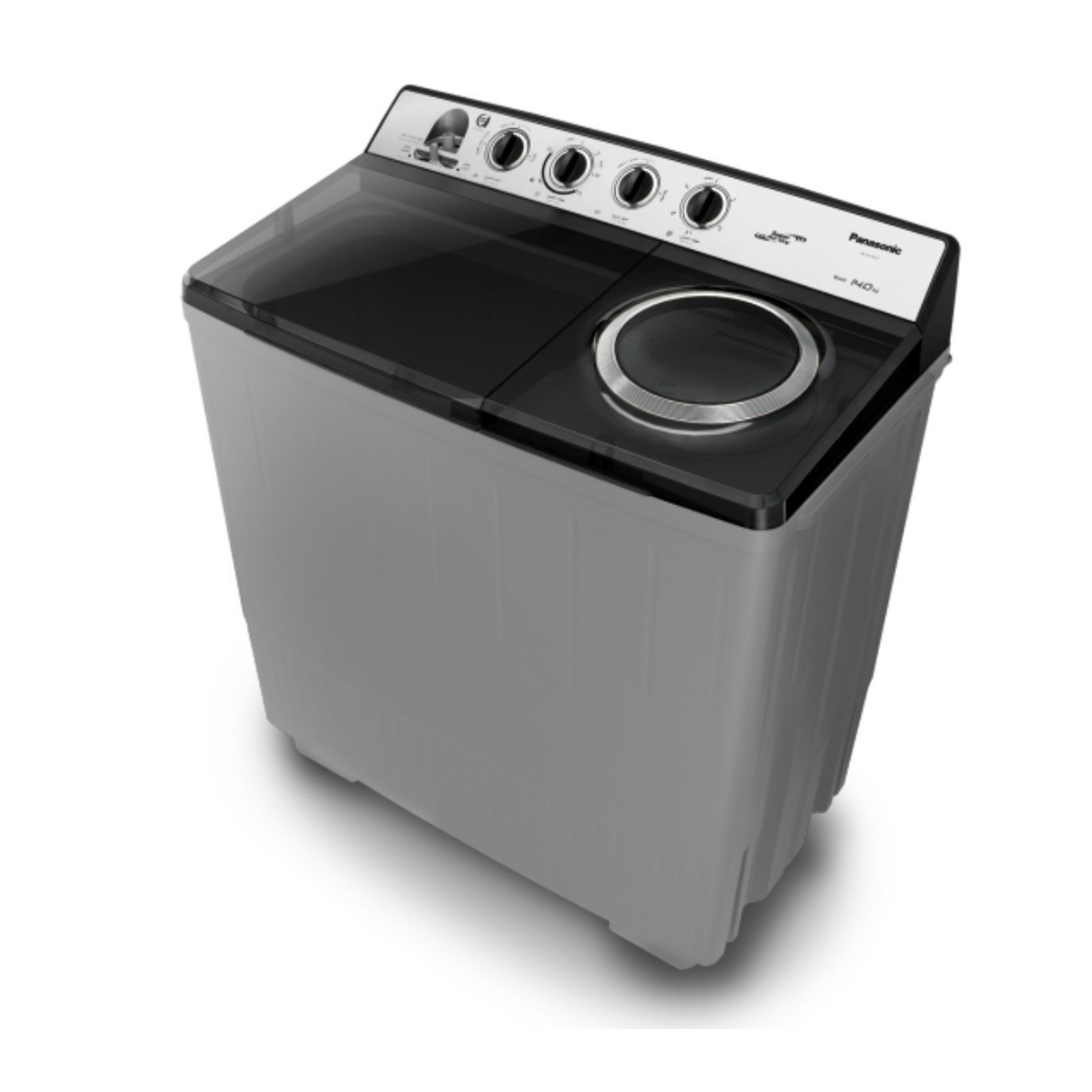 Panasonic Twin Tub Washing Machine 14KG - 8KG - Abaya Wash - Silver