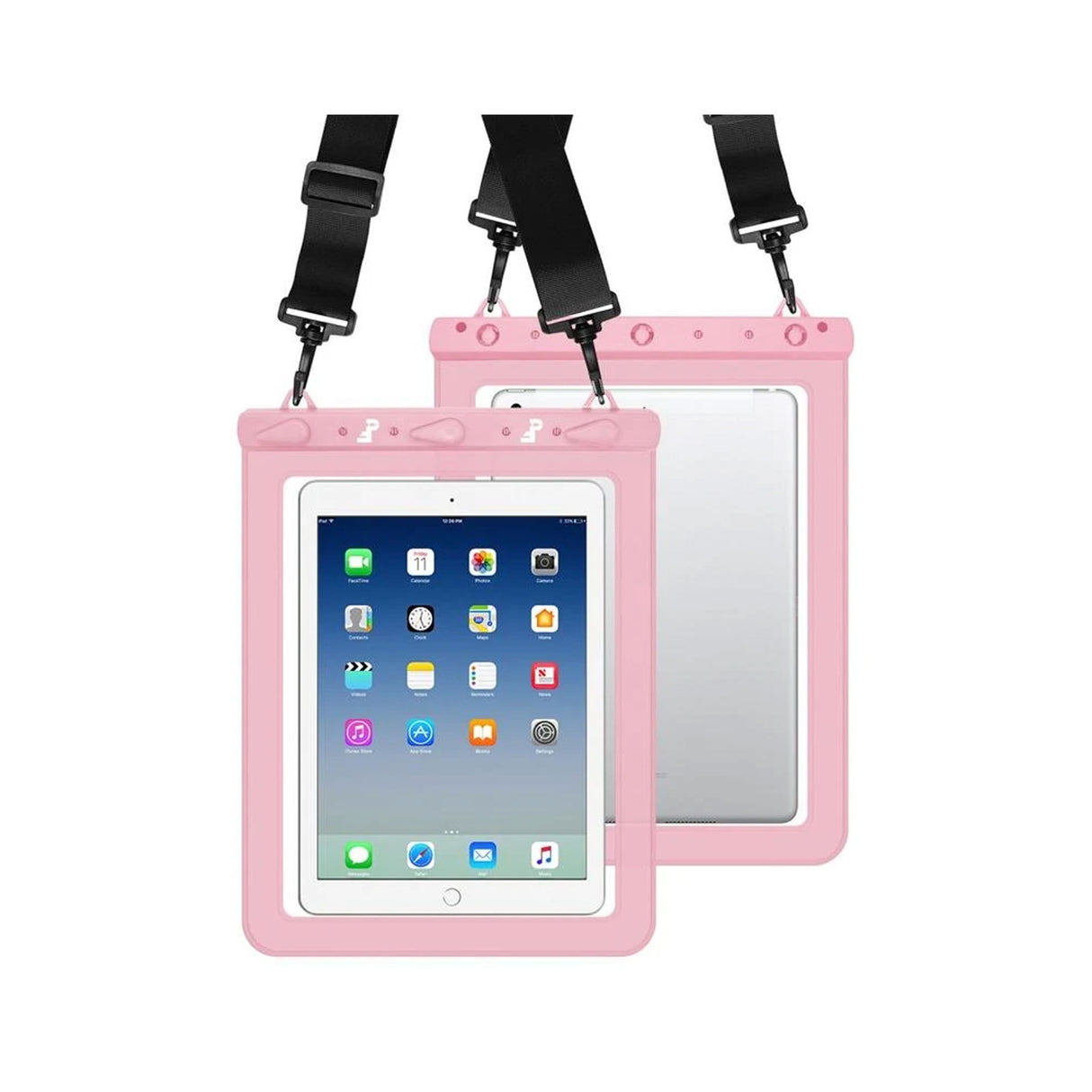 Pictet.fino RH02 IPX8 Universal Waterproof Case 13 Inch - Ipad, Tablet - Pink - Zayoom