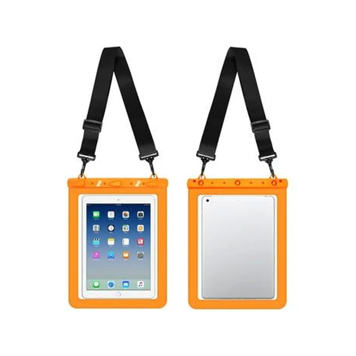 Pictet.fino RH02 IPX8 Universal Waterproof Case 13 Inch - Ipad, Tablet - Orange - Zayoom