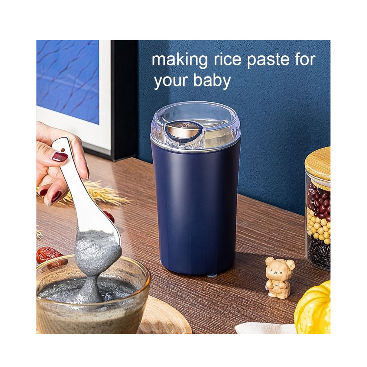 مطحنة صغيرة محمولة سعة 350 مل