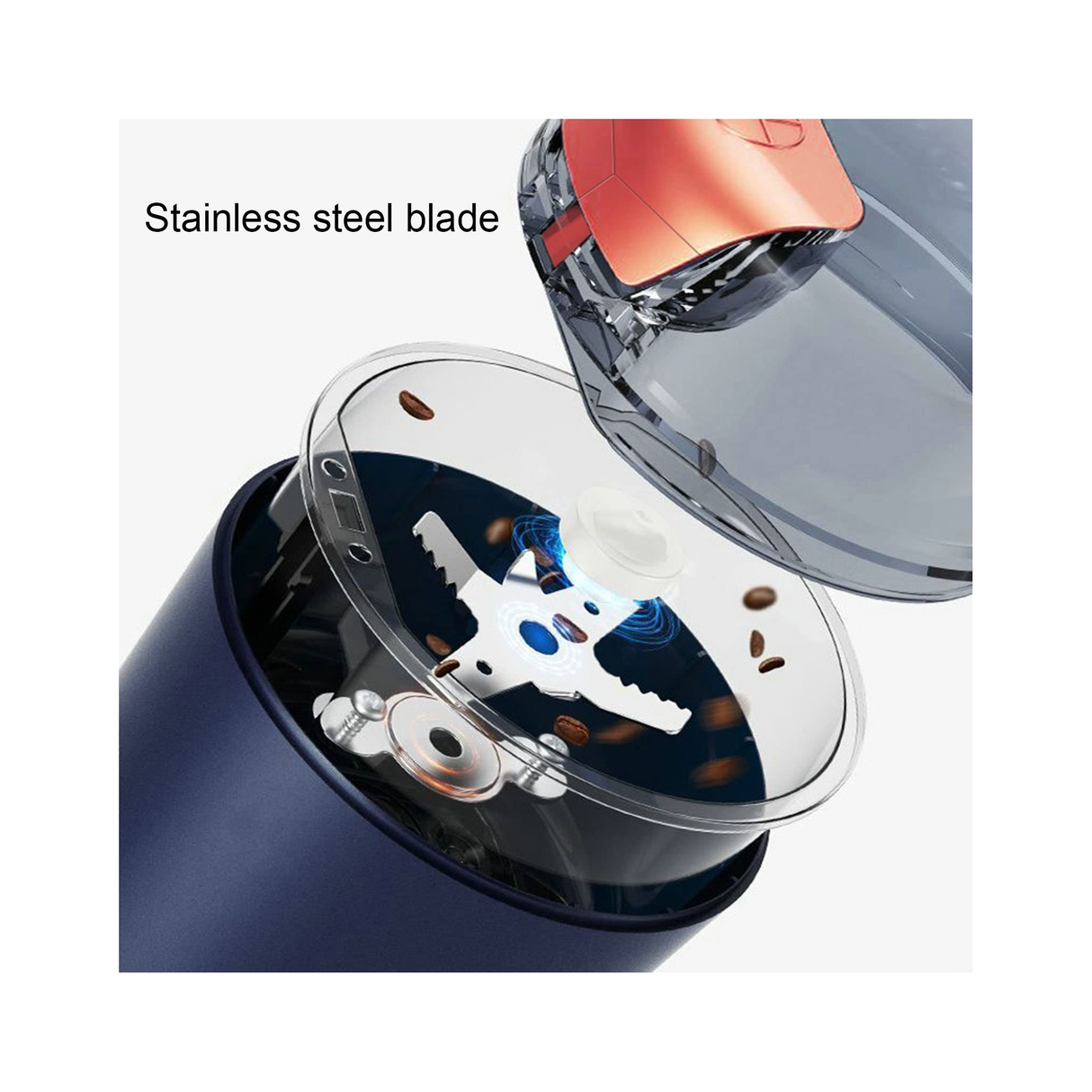 مطحنة صغيرة محمولة سعة 350 مل