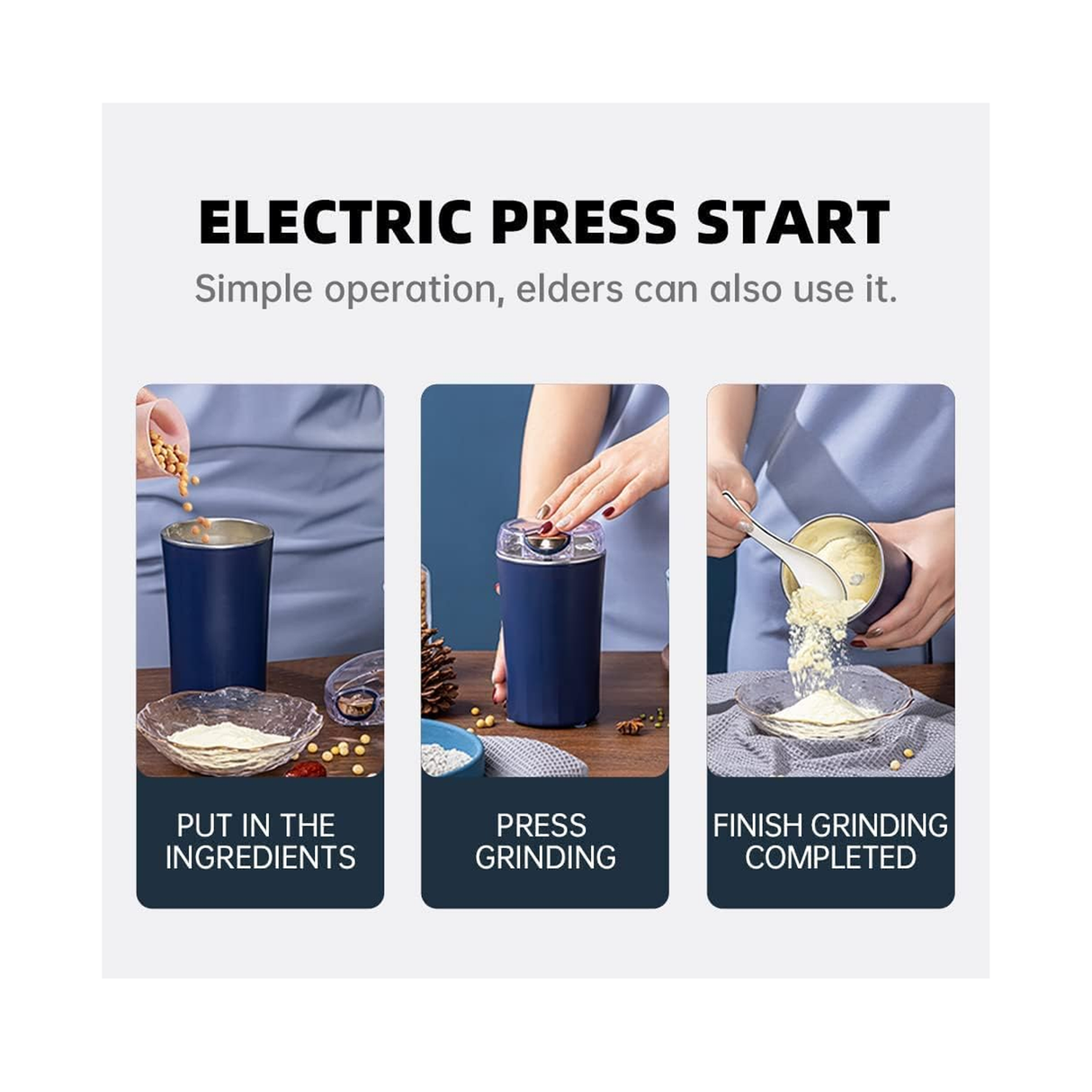 مطحنة صغيرة محمولة سعة 350 مل