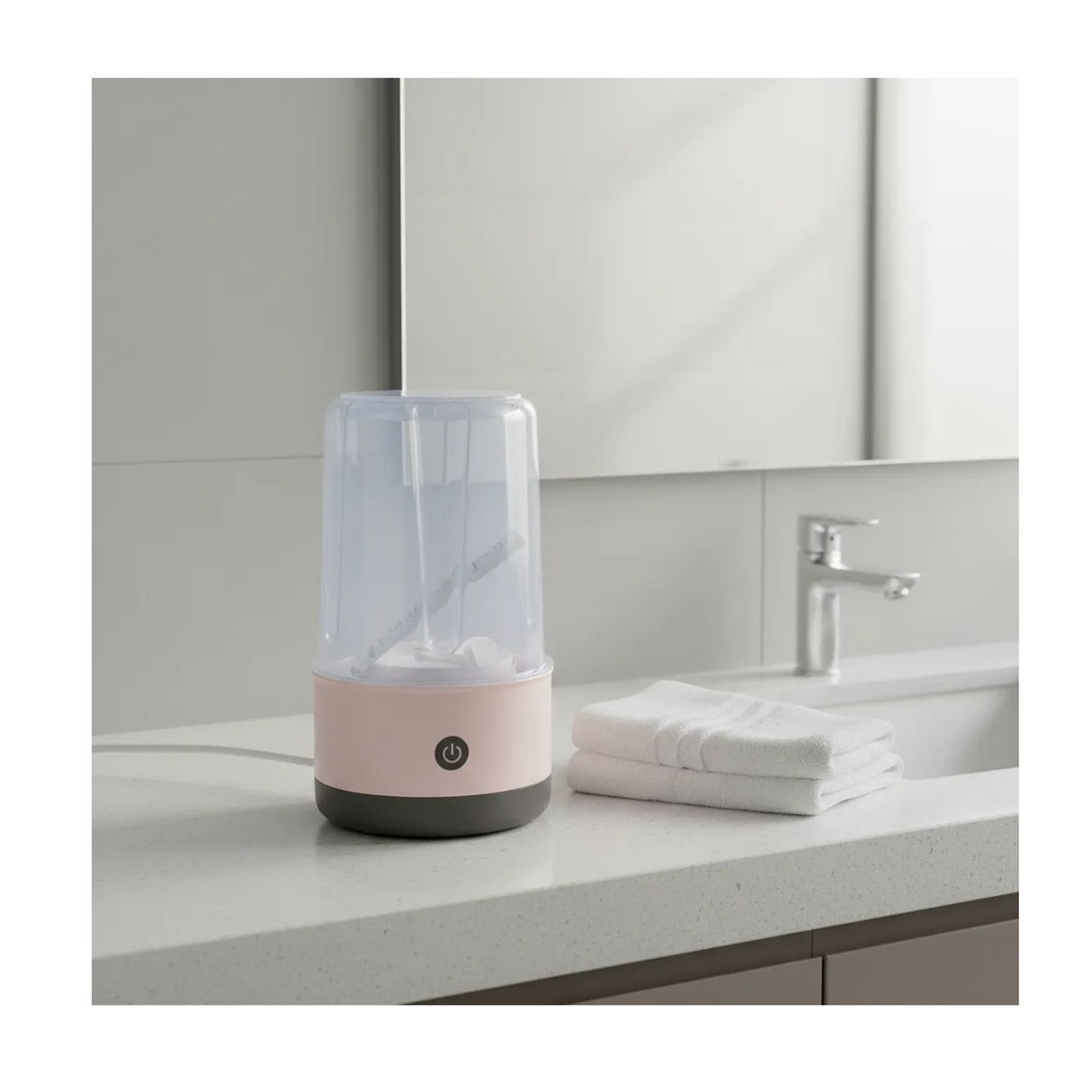 Portable Mini Laundry Cup Washer With Micro - Bubble Deep Clean - 12W Low - Noise Motor - 1L Capacity & 5D Dual-Rotation Impeller for Underwear - Socks & Small Clothes - USB Powered Compact Washing Machine