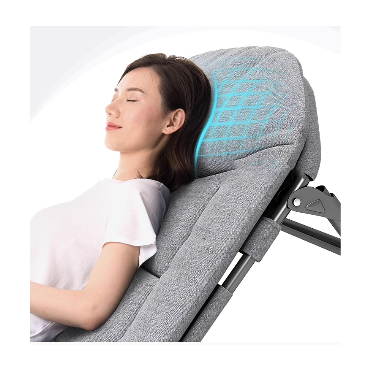Portable Recliner Adjustable Folding Chairs with Cushion 90 X 190