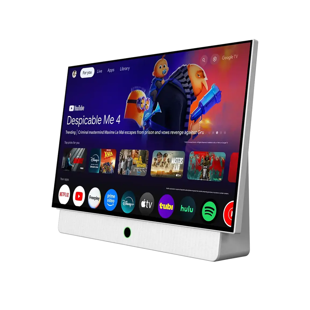 Powerology Portable FHD Smart TV - White