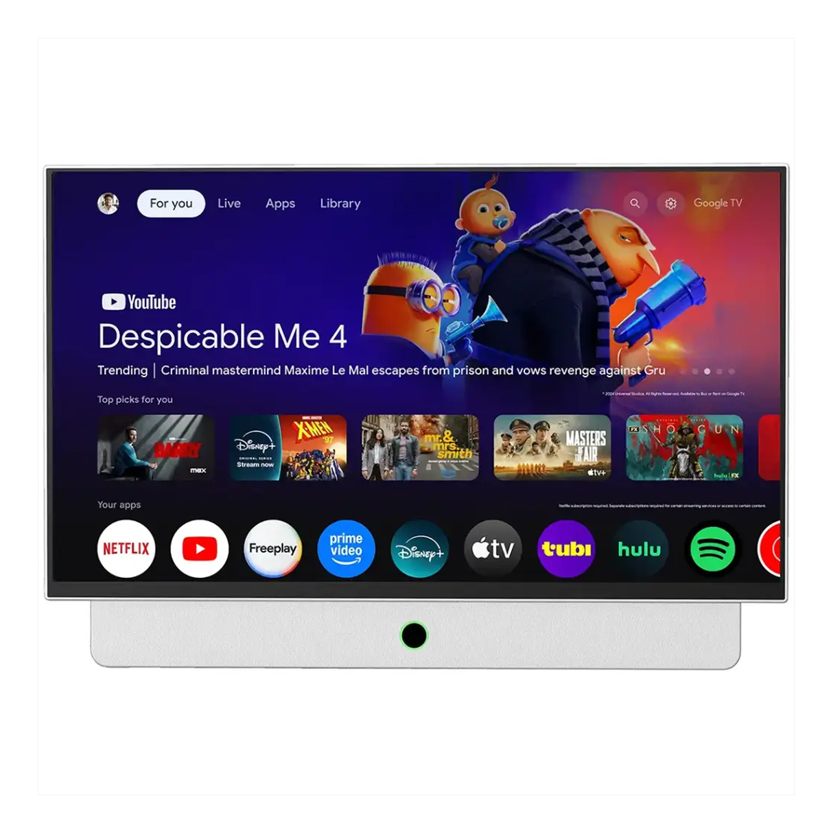 Powerology Portable FHD Smart TV - White