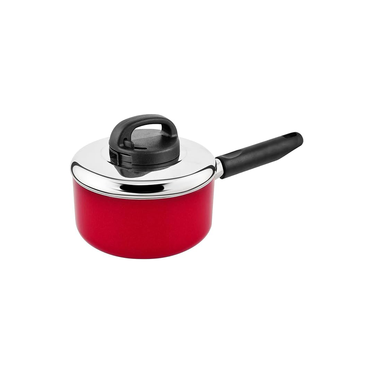 Prestige Classique Sauce Pan With Stainless Steel Lid - 18 Cm - Red