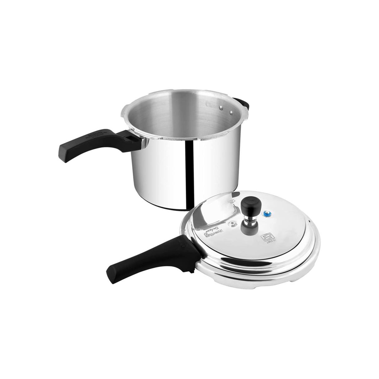 Prestige Deluxe Plus Pressure Cooker - 10L - Silver