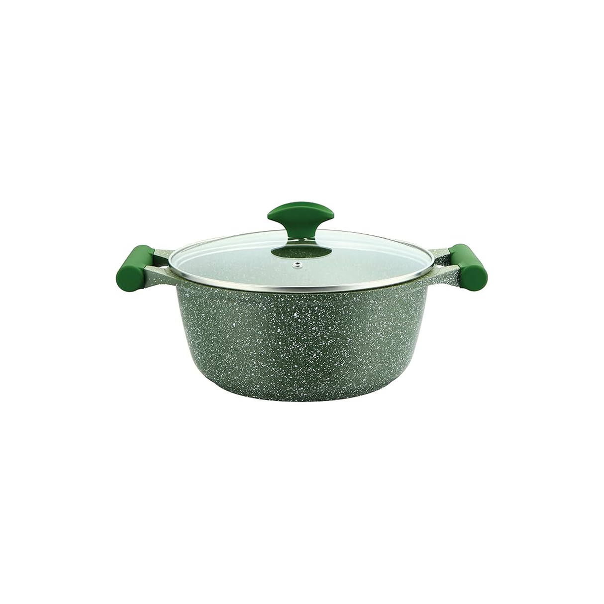 Prestige Essentials Granite Casserole With Lid - 20 Cm - Green