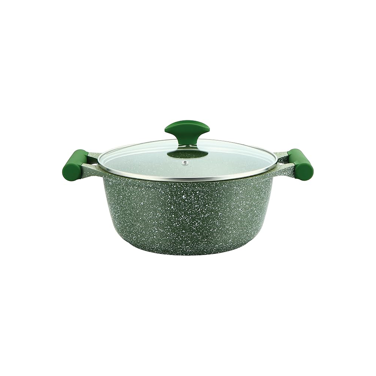 برستيج إسينشالز كسرولة جرانيت بغطاء – 28 سم – أخضر