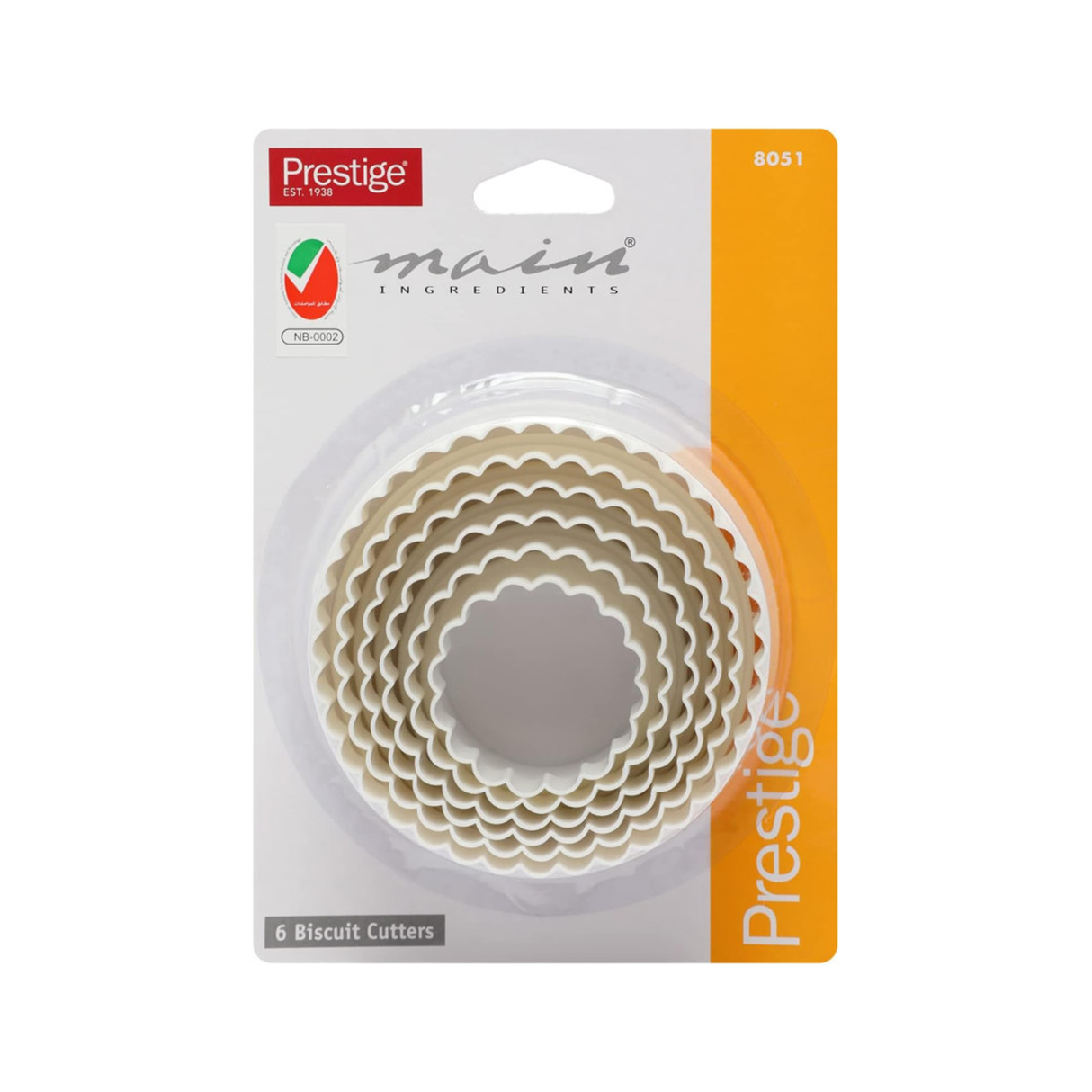 Prestige Round Shape Biscuit Cutter - Set Of 6