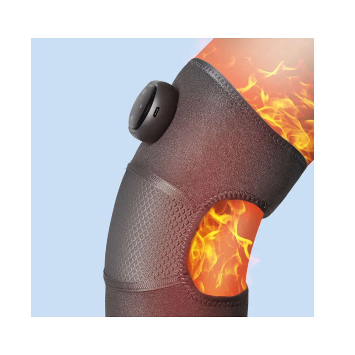 Pro 3-in-1 Heated Knee Elbow & Shoulder Massager - Cordless & Rechargeable