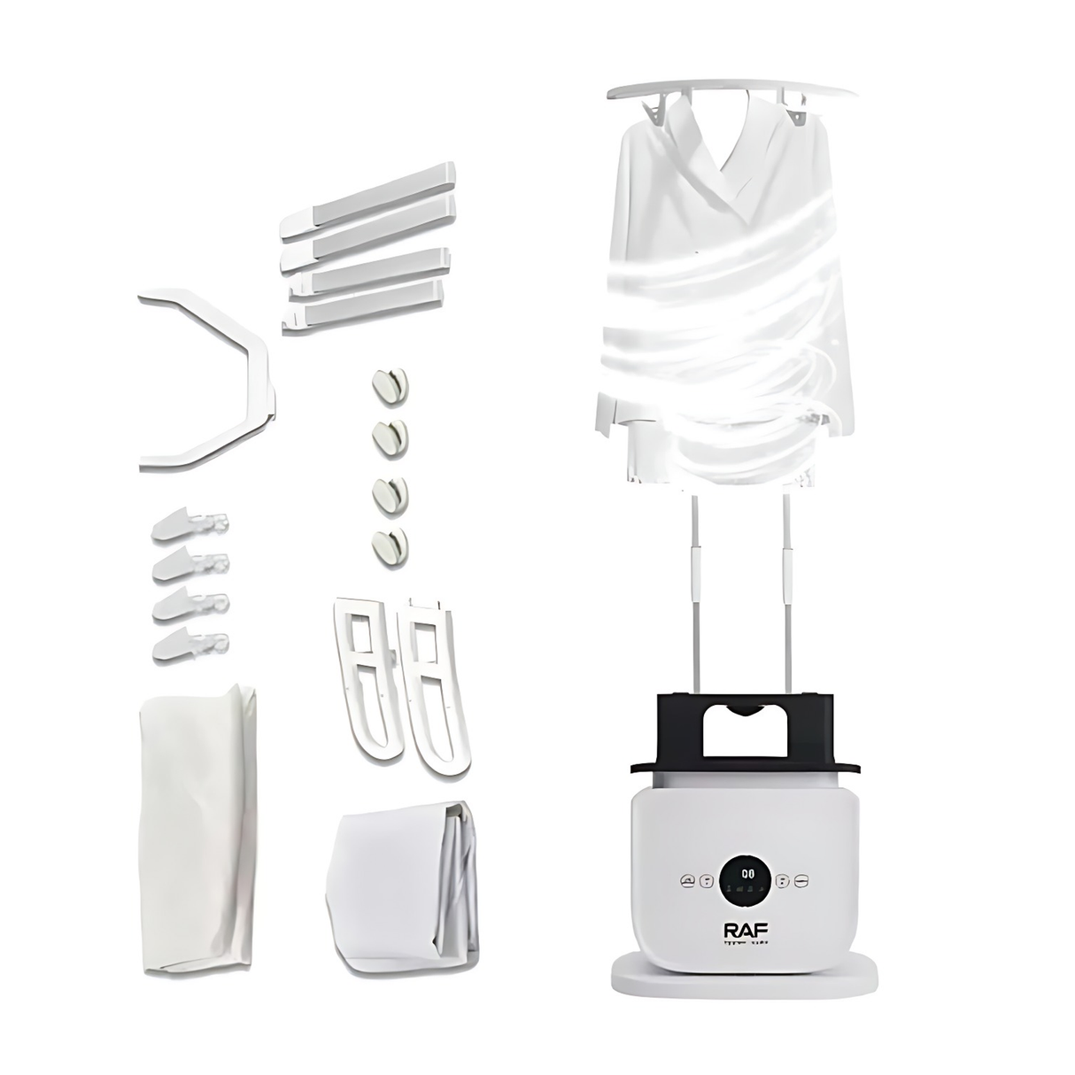 RAF Automatic Digital Ironing & Drying Machine 1400W With Smart Control Panel – Model R.3050