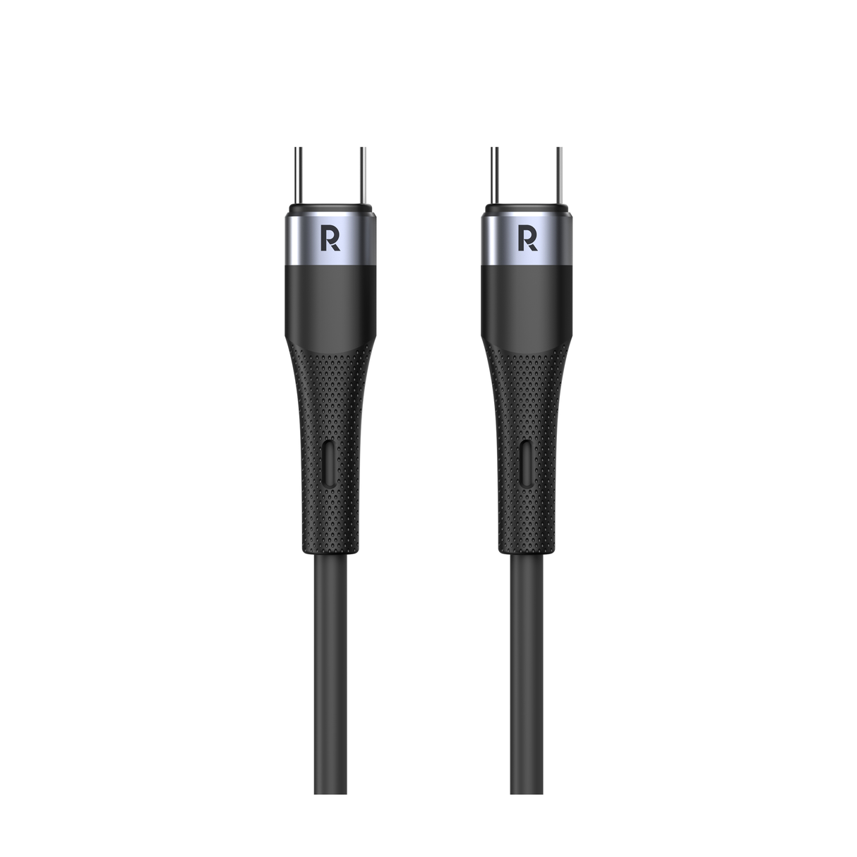 راف باور كابل سي-سي 60 واط RP-CB1038 بطول 1 متر – أسود