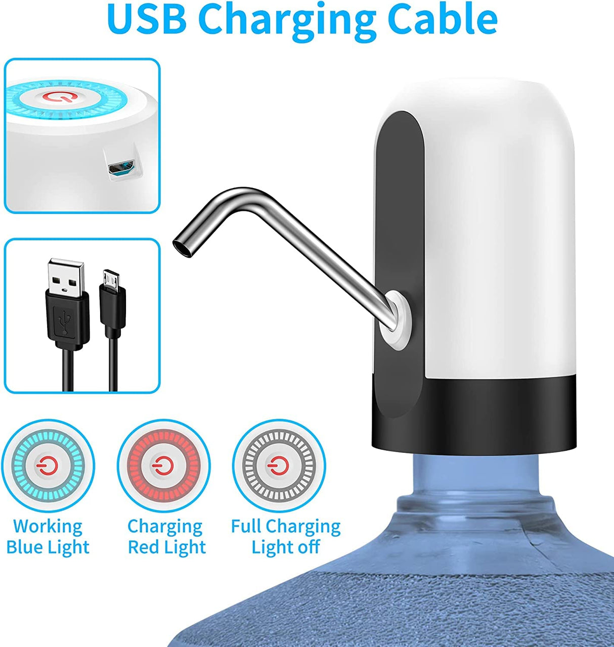 Rechargeable Pumping Water Dispenser