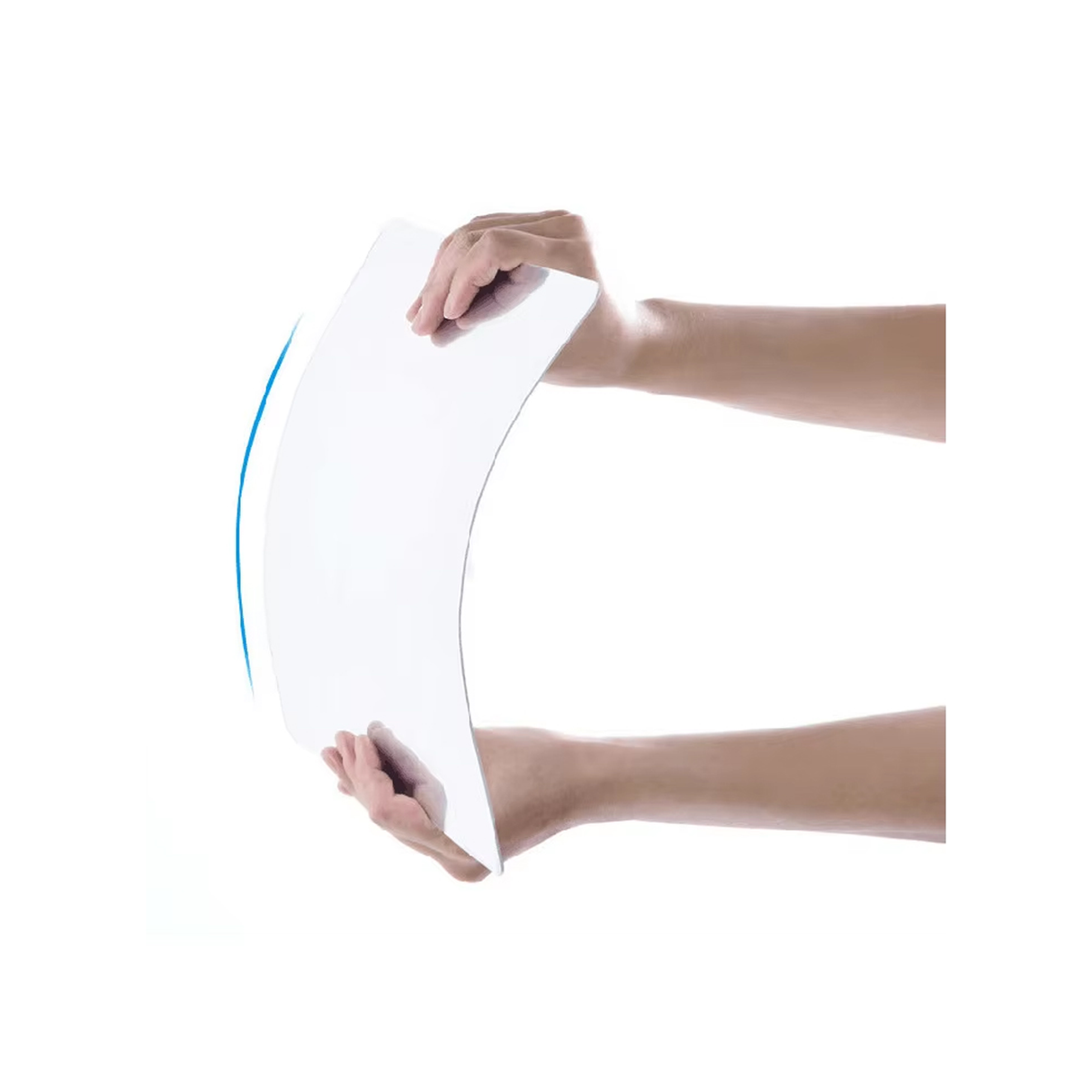 ملصق مرآة حائط مستطيلة أكريليك - 60 × 40 سم