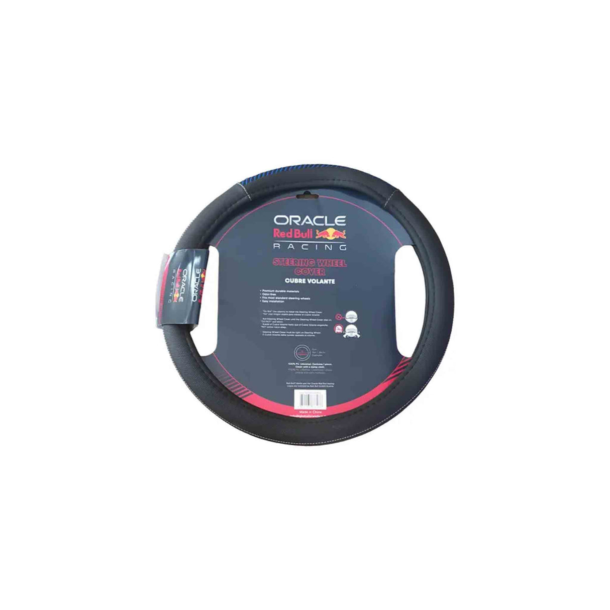 Red Bull Racing Steering Wheel Cover Black/White