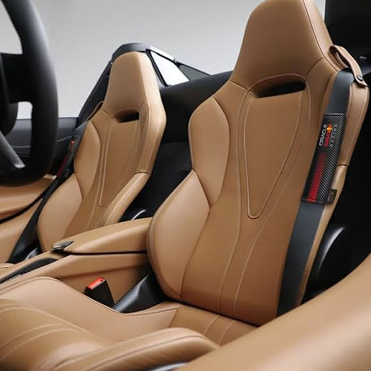 Red Bull Racing Shoulder Pad - Pair Power Bar Carbon Fiber