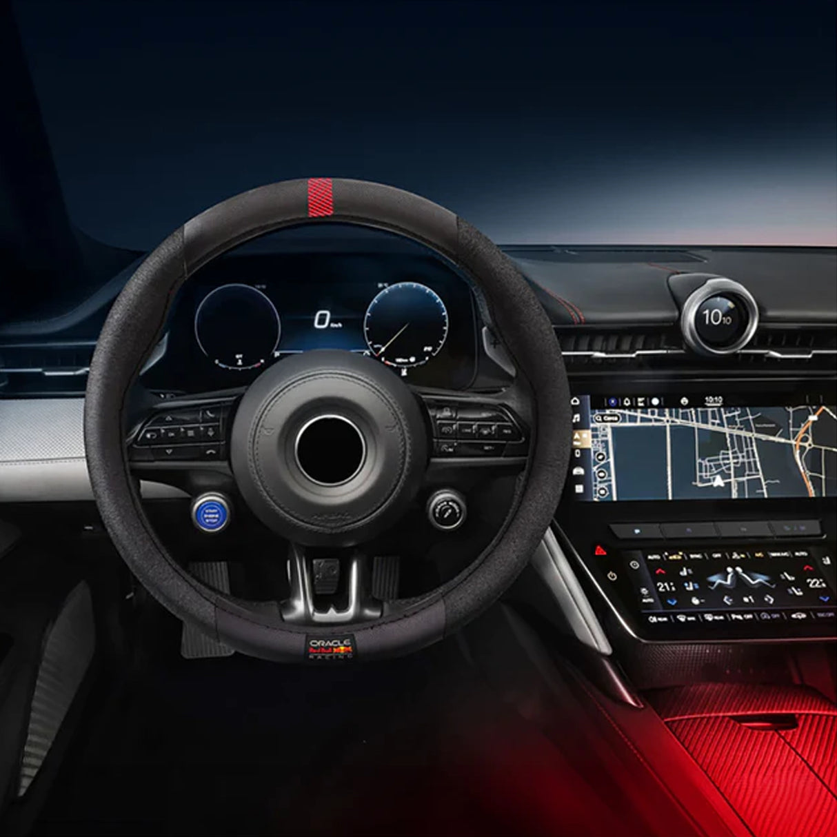 ريد بول ريسينج كفر لطارة السيارة – أسود/أحمر