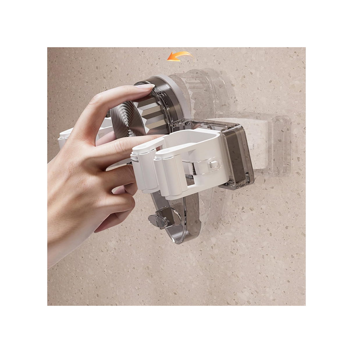 Removable Broom Holder Mop Hanger Suction Cup - MOPHOLD-FOK