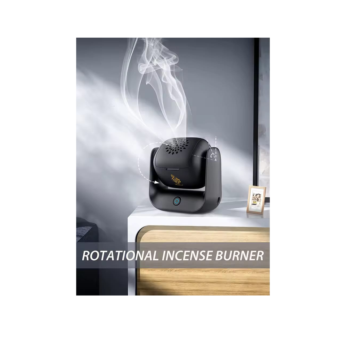 حامل بخور إلكتروني دوّار - BOKHRUN-EOKK