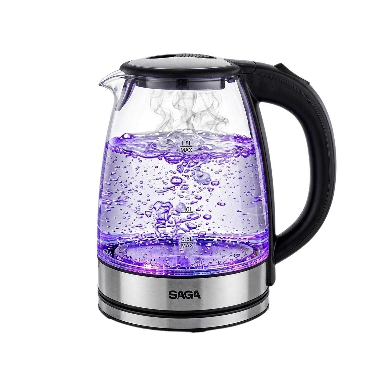 SAGA 1.8L Glass Electric Kettle 1500W
