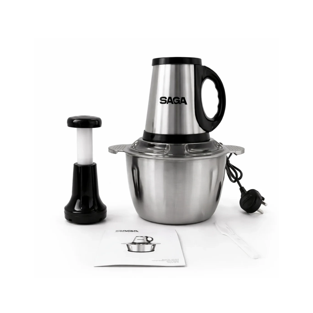 SAGA Food Processor With 4L Capacity and 1000W Power