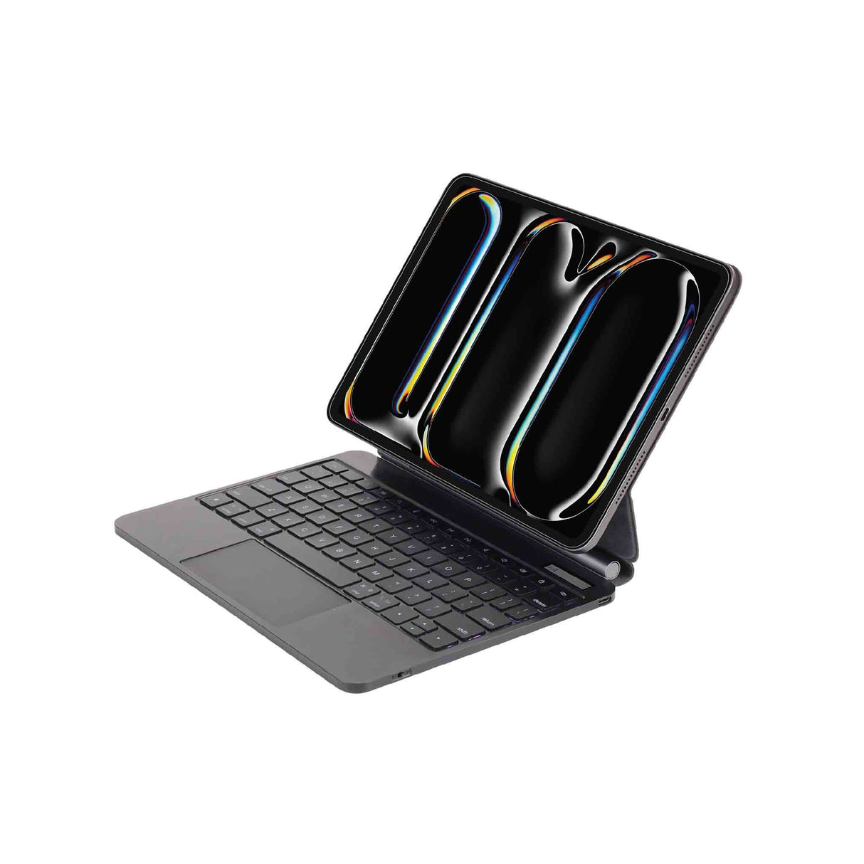 SIA MagKeyboard - SIMGKB13M4 - Magnetic Keyboard 6 lines layout For iPad Pro 13 Inch 2024 with Pencil Holder - Black AR/ENG - Zayoom