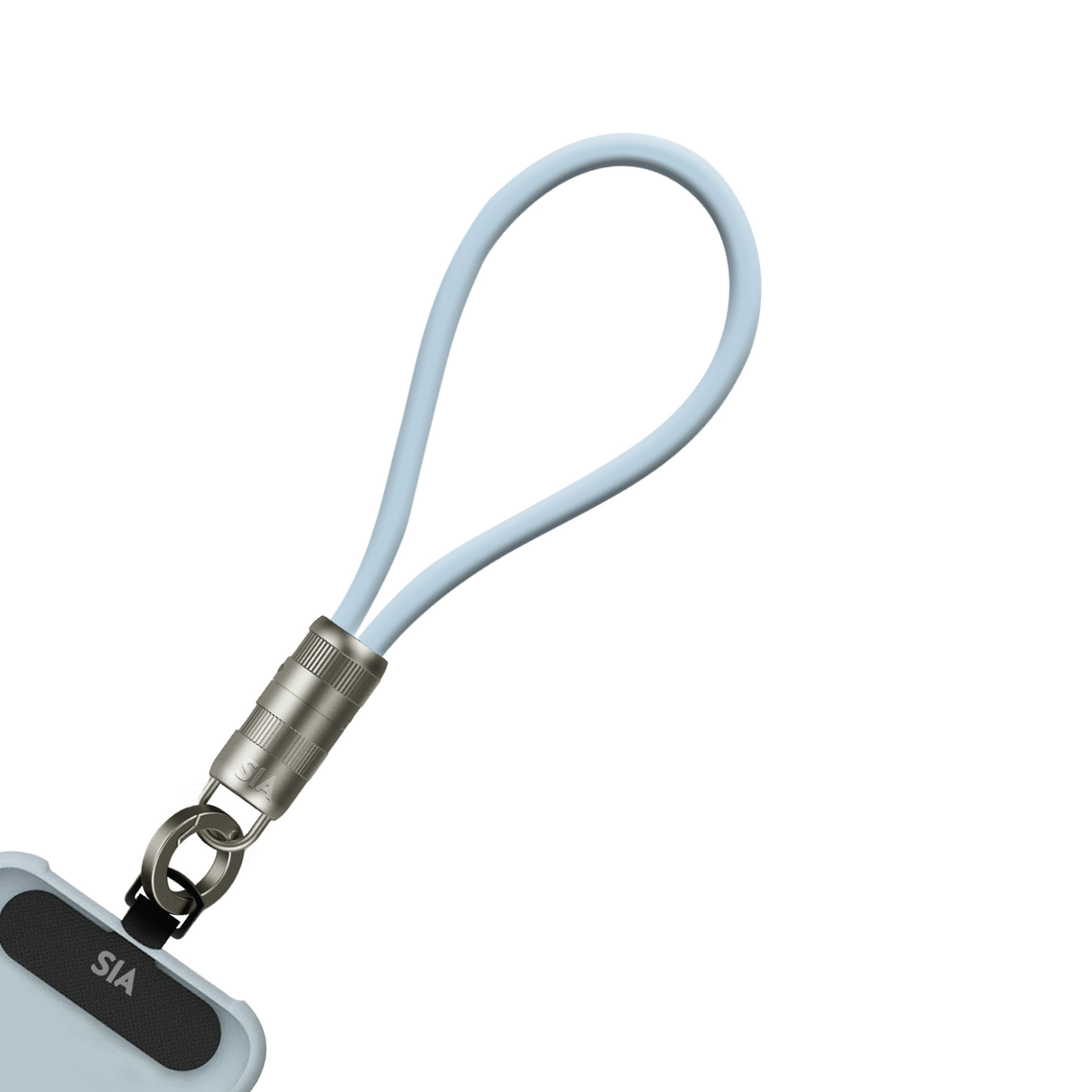 SIA Power Link Soft Rubber Type C - Type C Lanyard Cable 60W 30CM - Light Blue - Zayoom