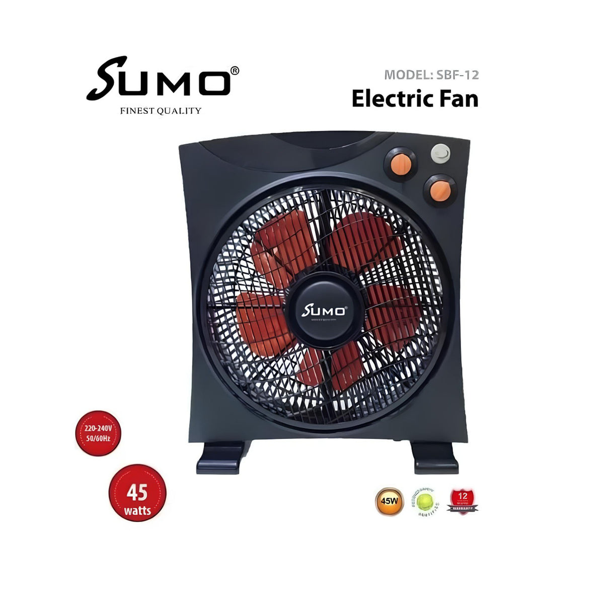 SUMO 12 Inch Box Fan SBF-12