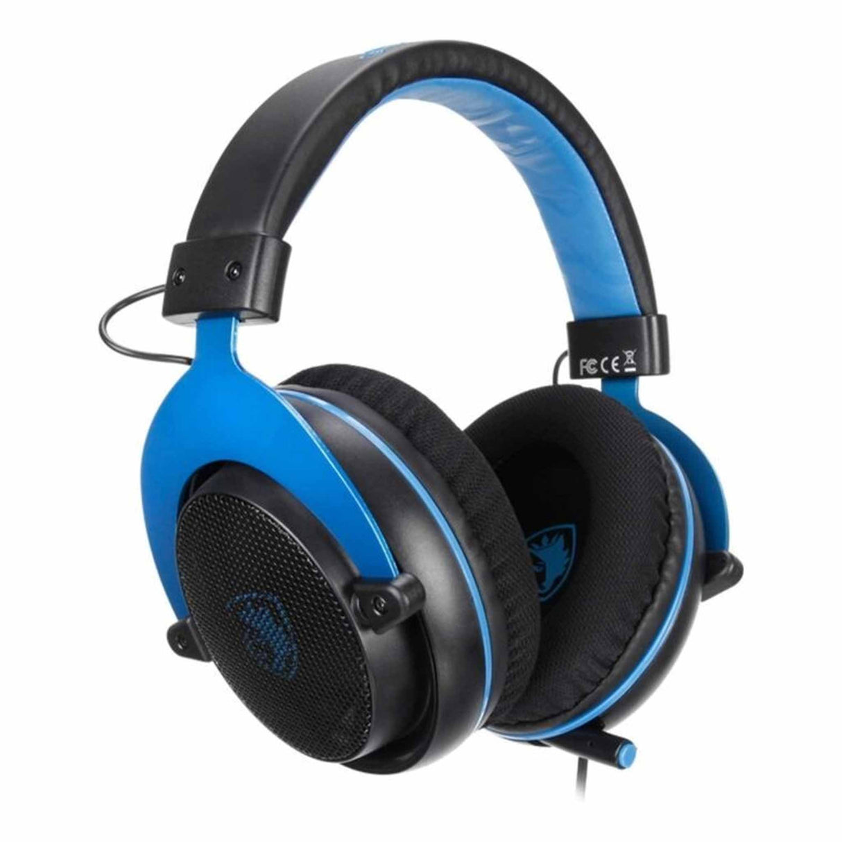 Sades M-Power - Wired - Gaming Headset 7.1 - Black & Blue - Zayoom