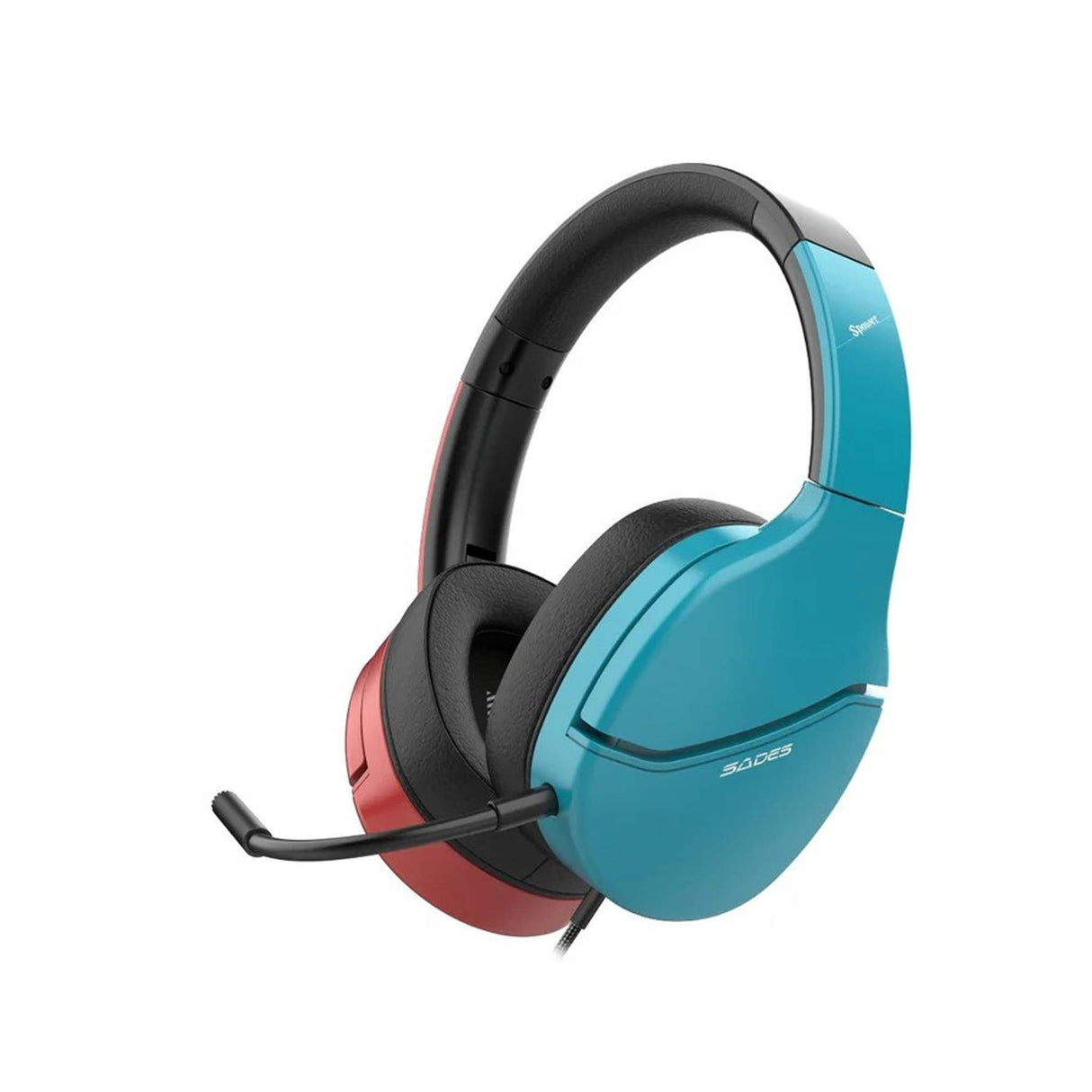 Sades S-Power Multiplatform - Wired - Gaming Headset - Blue & Red - Zayoom