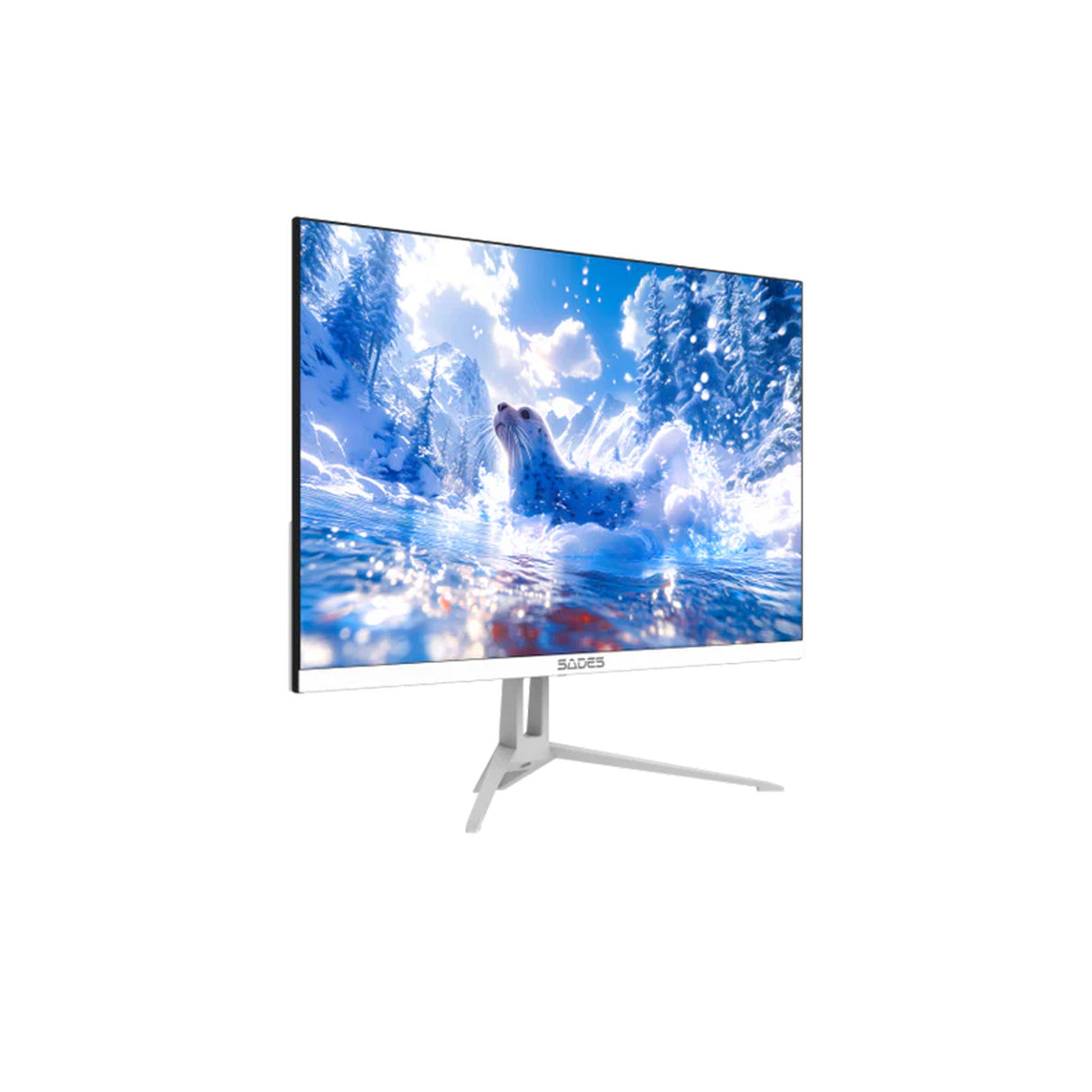 Sades ST-Seal 22 Inch FHD IPS - 120Hz - 1ms - HDMI 2.1 Gaming Monitor - White