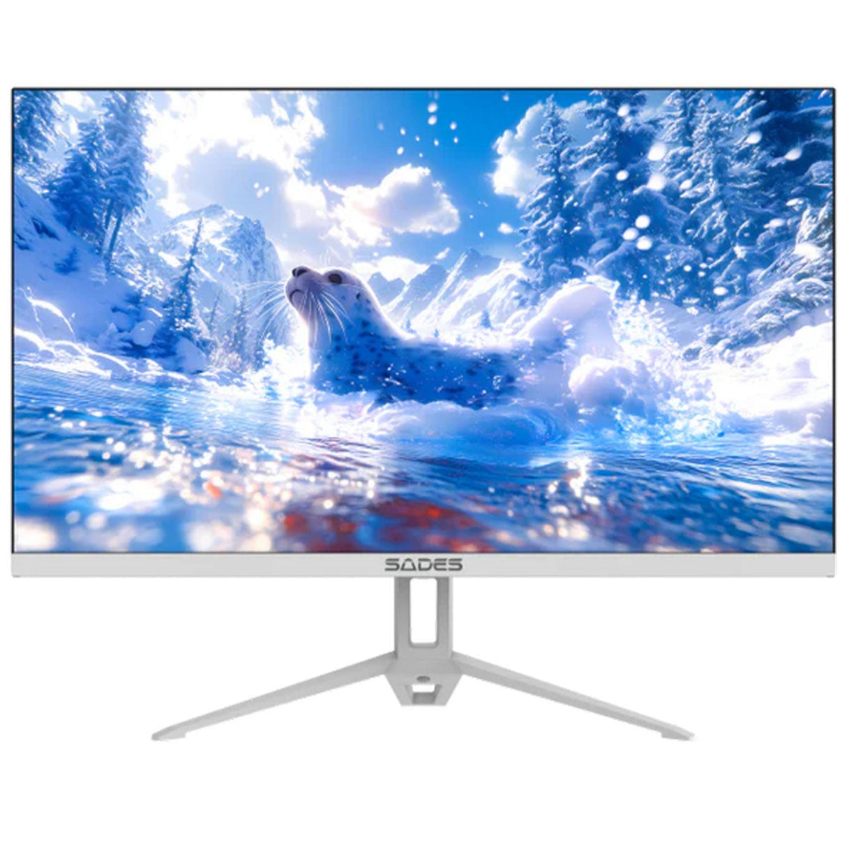 Sades ST-Seal 22 Inch FHD IPS - 120Hz - 1ms - HDMI 2.1 Gaming Monitor - White