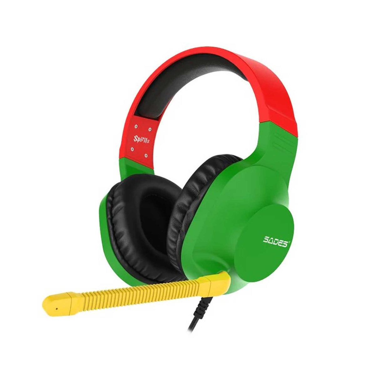 Sades Spirits - Wired - Gaming Headset - Rasta - Zayoom