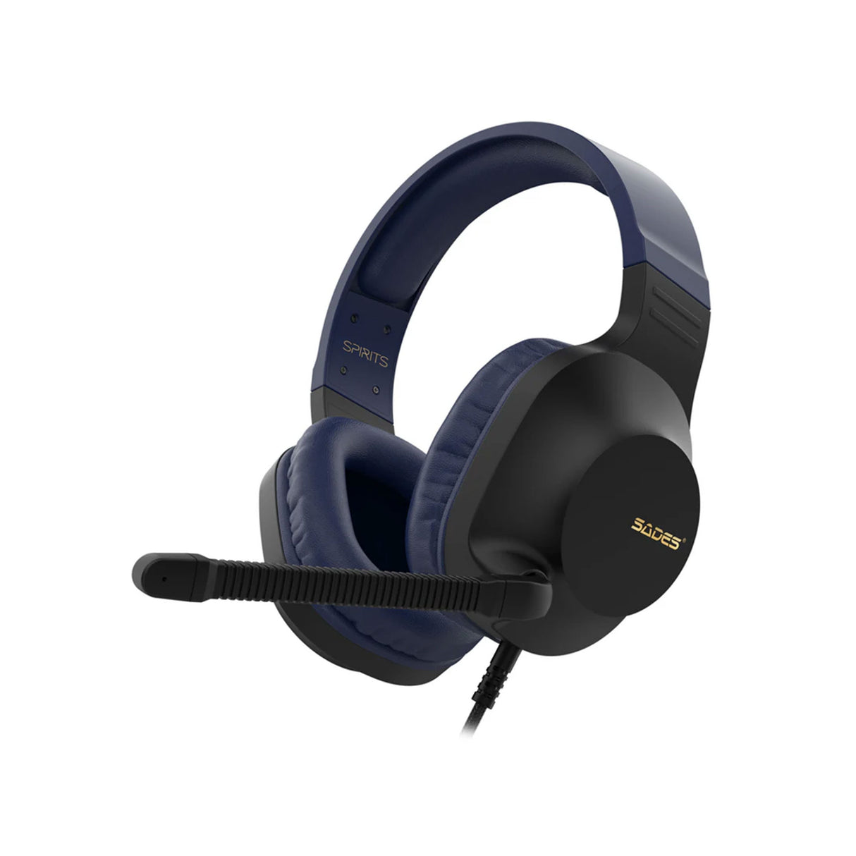 سيدس سبيريتس (اس ايه-721) سماعة ألعاب سلكية مخصصة للحاسوب وبلايستيشن 4 و5 سويتش - ذهبي