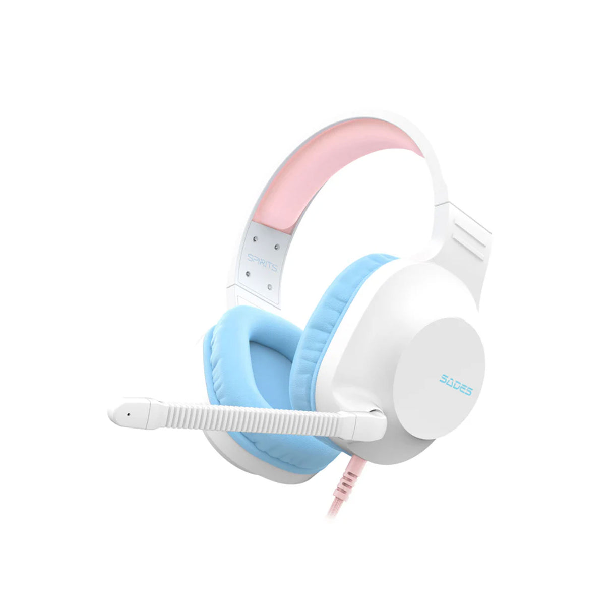 سيدس سبيريتس (اس ايه-721) سماعة ألعاب سلكية مخصصة للحاسوب وبلايستيشن 4 و5 سويتش - لؤلؤي