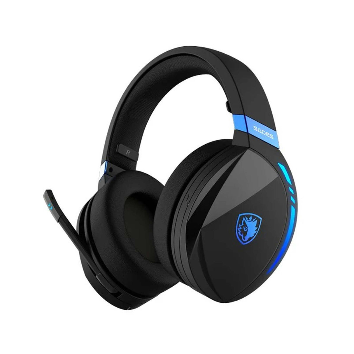 Sades Warden Ⅰ - Wireless Gaming Headset - Black - Zayoom
