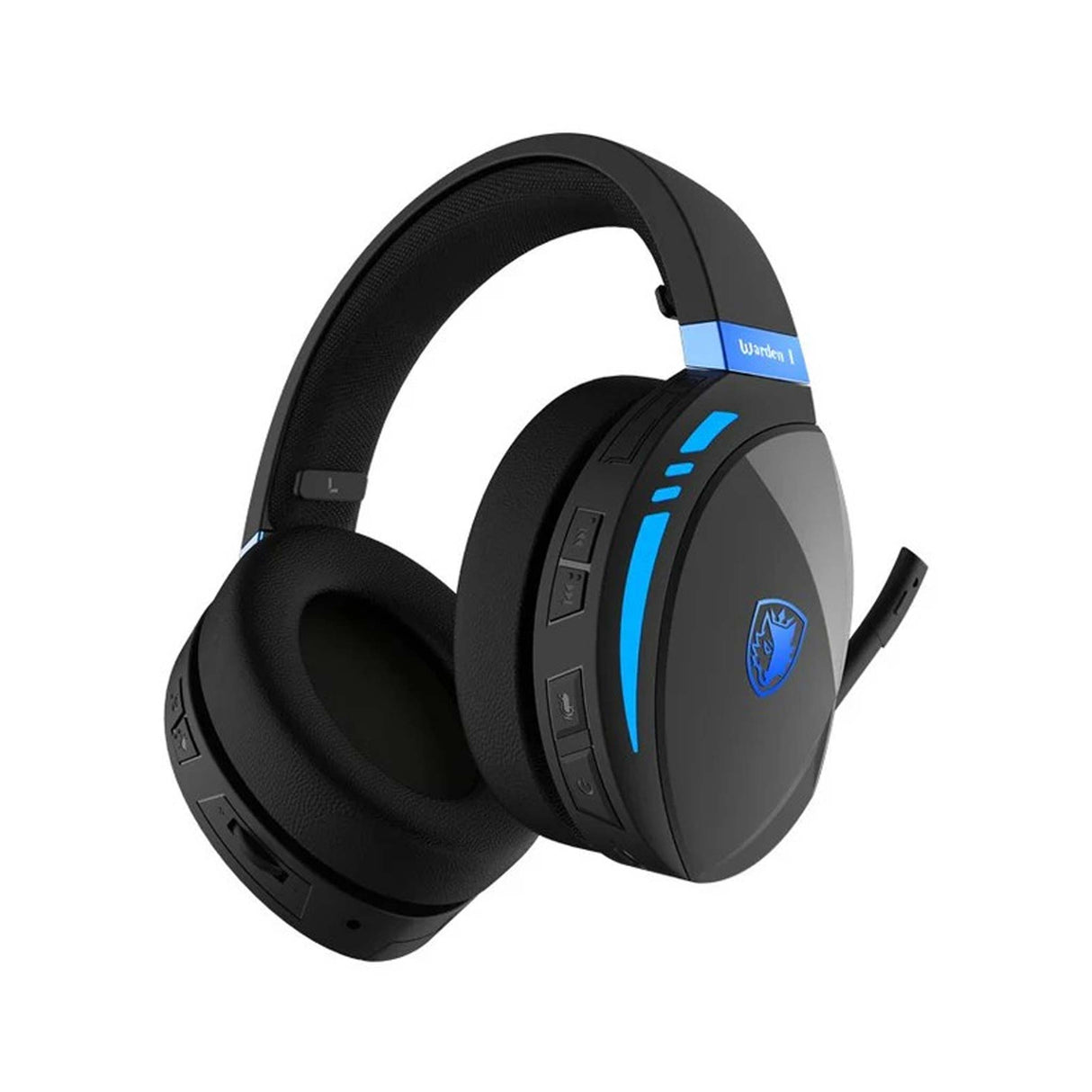 Sades Warden Ⅰ - Wireless Gaming Headset - Black - Zayoom